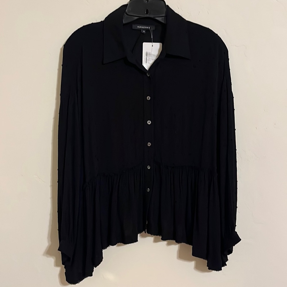 Olivaceous Baby Doll Top